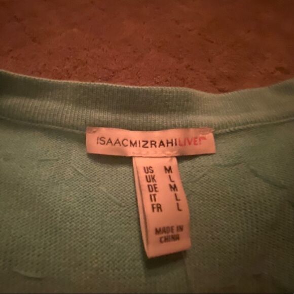 Isaac Mizrahi embellished 3/4 sleeve sweater - Picture 8 of 13